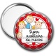 Miroir de poche - super auxiliaire de crèche