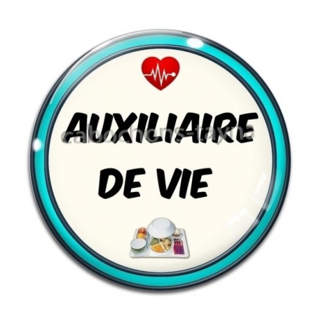 Cabochon Verre - auxiliaire de vie