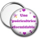 Miroir de poche - une puéricultrice formidable