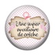 Cabochon Résine - une super auxiliaire de crèche