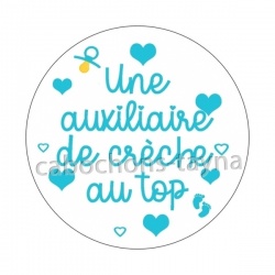 une auxiliaire de crèche au top