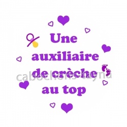une auxiliaire de crèche au top