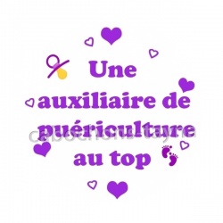 une auxiliaire de puériculture au top