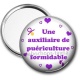 Miroir de poche - une auxiliaire de puériculture formidable
