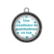 Pendentif Cabochon Argent - une auxiliaire de puériculture au top
