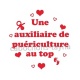 une auxiliaire de puériculture au top