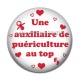 Cabochon Résine - une auxiliaire de puériculture au top