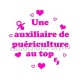 une auxiliaire de puériculture au top