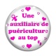 Cabochon Verre - une auxiliaire de puériculture au top
