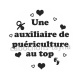 une auxiliaire de puériculture au top