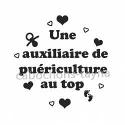 une auxiliaire de puériculture au top