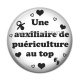 Cabochon Résine - une auxiliaire de puériculture au top