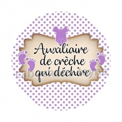 auxiliaire de crèche qui déchire