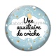 Cabochon Verre - une auxiliaire de crèche