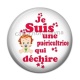 Cabochon Résine - je suis une puéricultrice qui déchire
