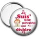 Miroir de poche - je suis une puéricultrice qui déchire