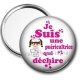 Miroir de poche - je suis une puéricultrice qui déchire