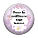 Cabochon Résine - pour la meilleure sage femme