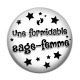 Cabochon Résine - une formidable sage femme