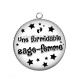 Pendentif Cabochon Argent - une formidable sage femme