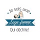 sage femme qui déchire