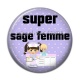 Cabochon Résine - super sage femme