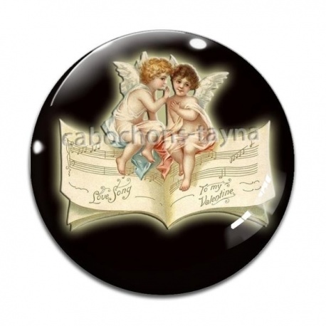 Cabochon Verre - ange