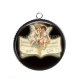 Pendentif Cabochon Argent - ange