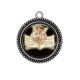 Pendentif Cabochon Argent - ange