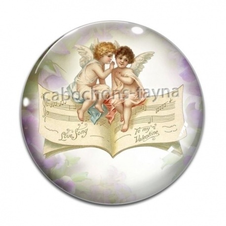Cabochon Verre - ange