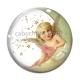 Cabochon Verre - ange