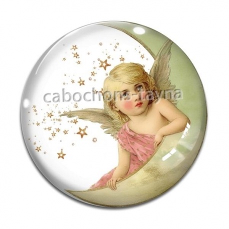 Cabochon Verre - ange