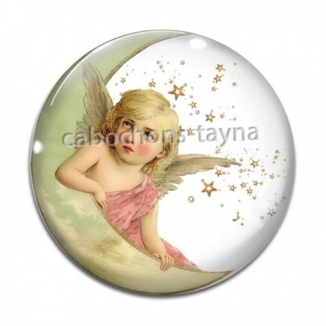 Cabochon Verre - ange