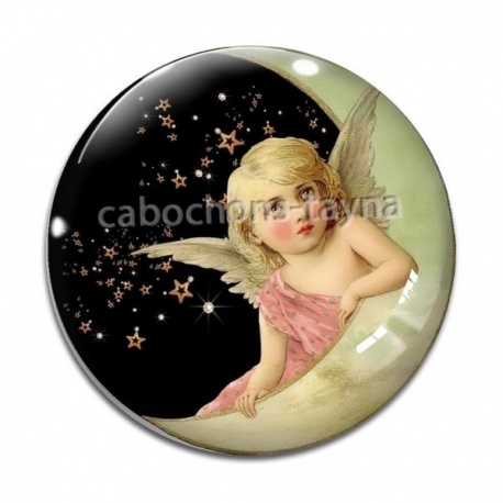 Cabochon Verre - ange