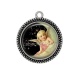 Pendentif Cabochon Argent - ange