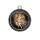 Pendentif Cabochon Argent - ange