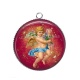 Pendentif Cabochon Argent - ange