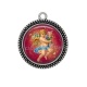 Pendentif Cabochon Argent - ange