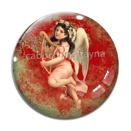 Cabochon Verre - ange