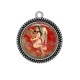 Pendentif Cabochon Argent - ange