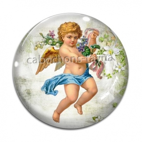 Cabochon Verre - ange