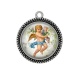 Pendentif Cabochon Argent - ange