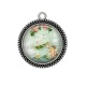 Pendentif Cabochon Argent - ange