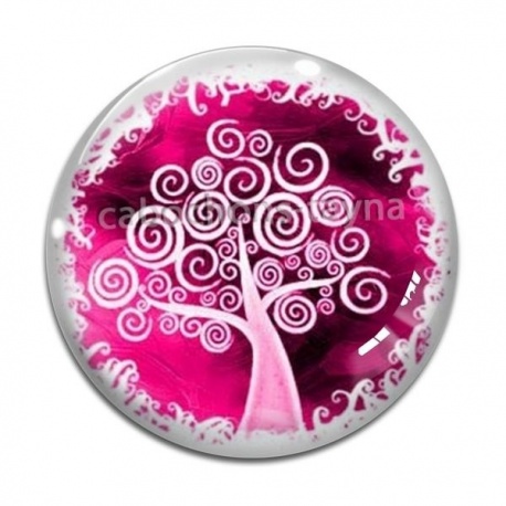 Cabochon Verre - arbre de vie