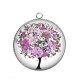 Pendentif Cabochon Argent - arbre de viearbre de vie