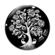 Cabochon Verre - arbre de vie