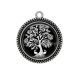 Pendentif Cabochon Argent - arbre de vie