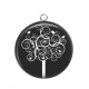 Pendentif Cabochon Argent - arbre de vie