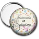Miroir de poche - mademoiselle est attachiante