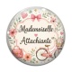 Cabochon Verre - mademoiselle attachiante